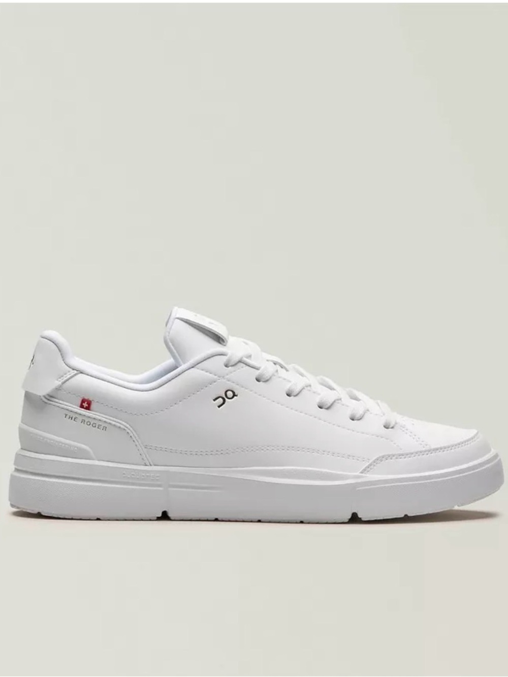On Running The Roger Men's White Low-Top Sneaker SZ 10